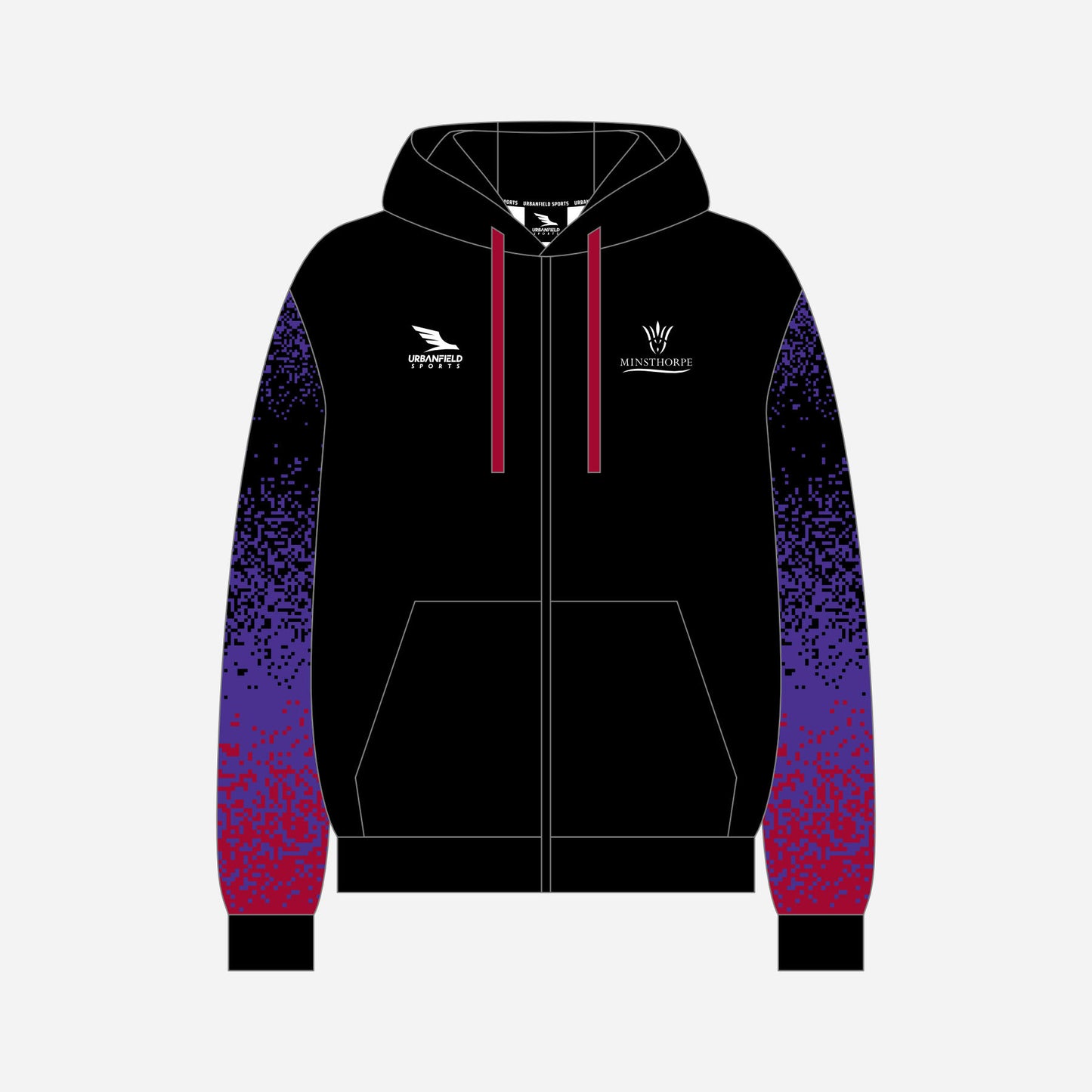 Minsthorpe Badminton Club Full-Zip Hoodie