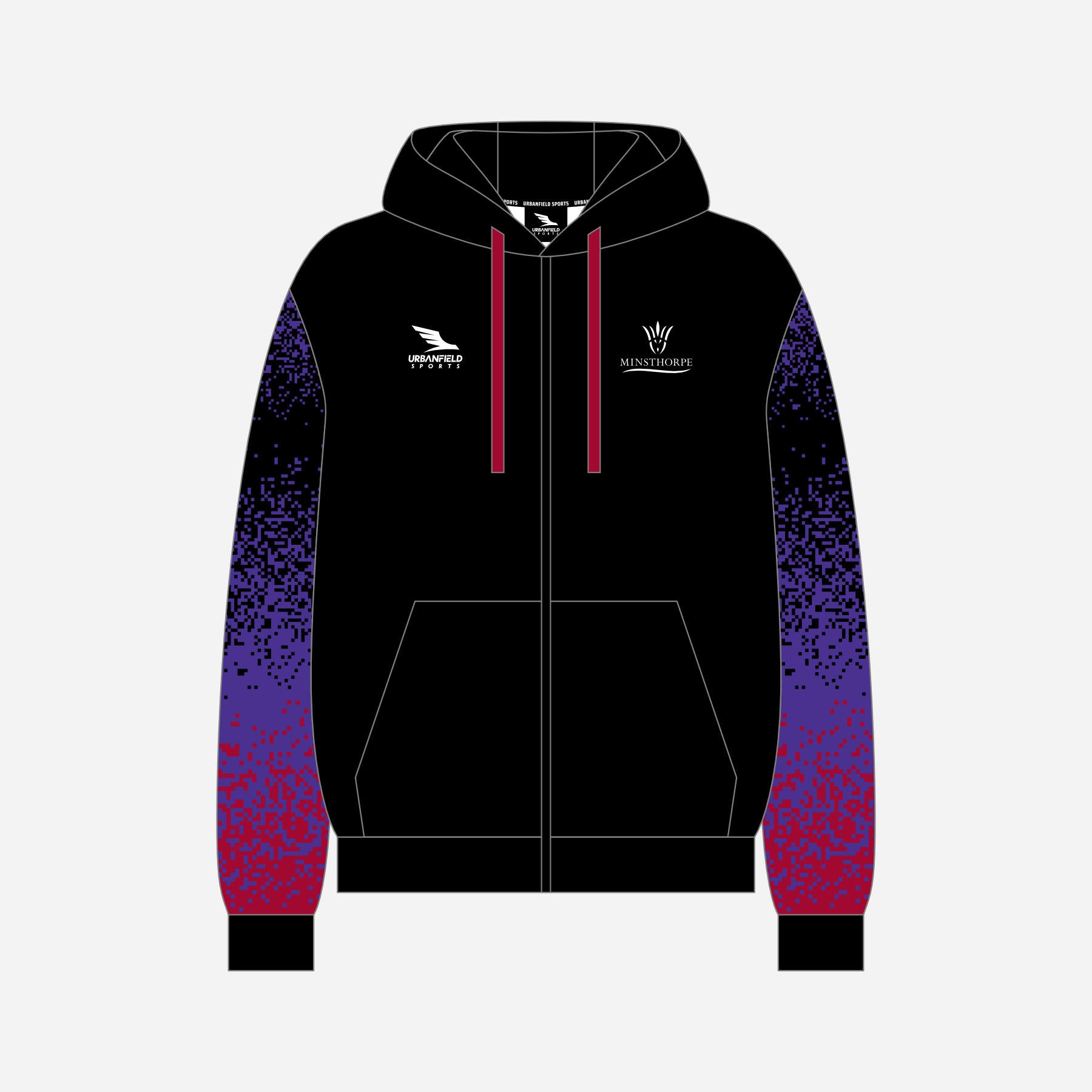 Minsthorpe Badminton Club Full-Zip Hoodie